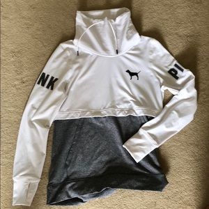 PINK cowl neck sweatshirt